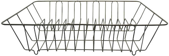 Ankor Metallisches Abtropfkorb Grau 45x35x11.6cm
