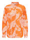 Long Sleeve Women's Shirt Orange Peel