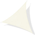 Outsunny Triangular Shade Sail Beige 6m 185gr/m²