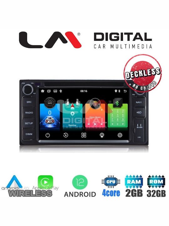 LM Digital Автомобилна Аудио Система (Блутут/USB/WiFi/GPS) с Тъчскрийн 9"