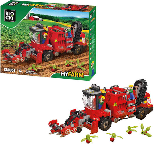 Blocki Blocki Meine Farm - Beet Erntemaschine für 6+ Jahre 481 Stück