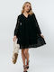 Freestyle Summer Mini Dress Black