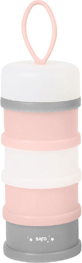 Saro Milk Powder Doser for 4 Food Servings Pink 1pcs