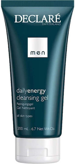 Men Dailyenergy Facial Cleansers Gel for Redness Reduction and Moisturizing Action 200ml
