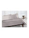 Guy Laroche Sheet for Single Bed with Elastic 100x200+32cm. Color Plus Melanze