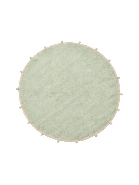 BigBuy Kids Rug Cotton Alb Round with Diameter 150cm