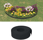 vidaXL Plastic Garden Border in Black Color x20cm