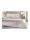 Guy Laroche Sheet for Single Bed 170x270cm. Color Plus Perla