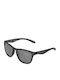 4F Herren Sonnenbrille mit Schwarz Kunststoff Gestell und Silber Spiegel Linse 4FSS23ASUNU023-20S