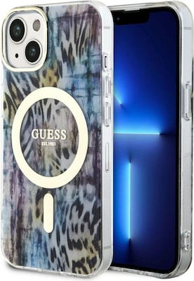 Guess MagSafe Back Cover Σιλικόνης Μπλε (iPhone 14)