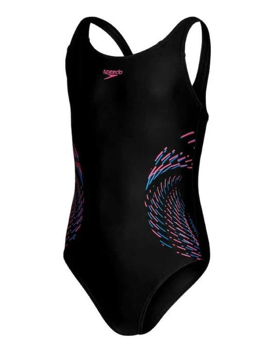 Speedo Παιδικό Μαγιό Ολόσωμο Μαύρο