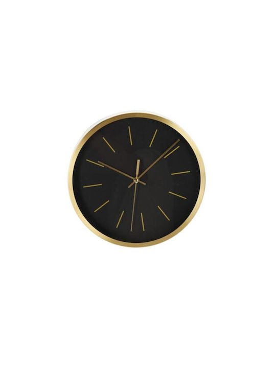 Aria Trade AT0000670 Wall Clock Metallic Black Ø25cm