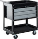 HomCom Bancă 46x88x68cm cu 3 Sertare 1buc B20-051BK