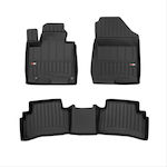 Frogum Set of Front and Rear Mats 4pcs from Rubber for Hyundai Tucson Black