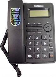 KX-T8203 Ενσύρματο Τηλέφωνο Γραφείου για Ηλικιωμένους Μαύρο KX-T8203