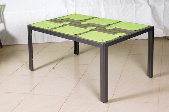 Lianos Platzdeckchen Kunststoff Grün 13Stück