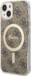 Guess MagSafe Back Cover Σιλικόνης Καφέ (iPhone 13)