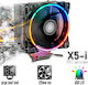 X5-I CPU Cooling Fan with RGB for 115x/2011/2066/775 Socket