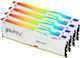 Kingston Fury Beast RGB 64GB DDR5 RAM with 4 Modules (4x16GB) and 6000 Speed for Desktop