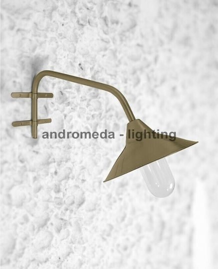 Andromeda Wandmontierte Außen-Hutleuchte E27 IP44