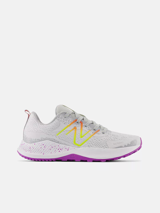 New Balance Kids Sneakers for Girls with Laces Gray