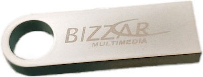 Bizzar Cadence 16ГБ USB 2.0 Стик сребърен