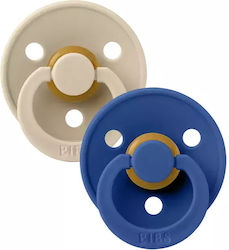 Bibs Πιπίλες Καουτσούκ Dusty Vanilla - Cornflower για 6-18 μηνών 2τμχ Bibs Πιπίλες Καουτσούκ Dusty Vanilla - Cornflower για 6-18 μηνών 2τμχ