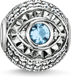 Thomas Sabo Sterling Women's Silver Eye Charm with Zircon K0110-644-1