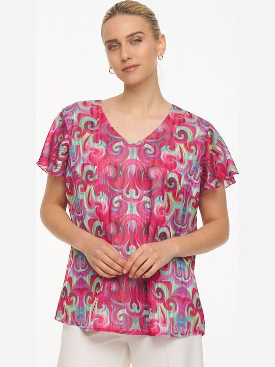 Veto Blouse Fuchsia