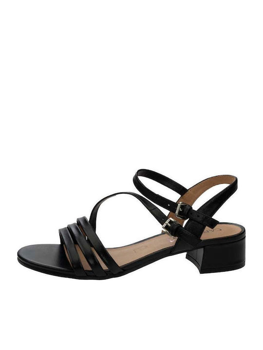 Leather Sandals Black