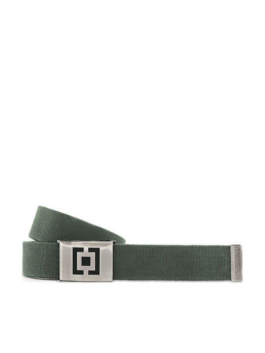 Idol Men's Belt Fabric Webbing Belt Khaki