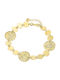 Vogue Bracelet made of Silver Gold Plated