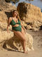 Bikini Slip Ψηλόμεσο Πράσινο