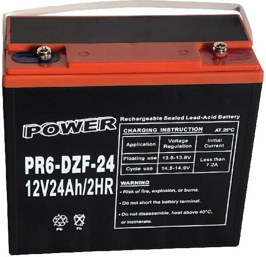 Power PR6-DZF-23 UPS Batterie mit Kapazität 28Ah und Spannung 12V 1Stück