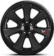 4Racing Τάσι Αυτοκινήτου VR Carbon 1τμχ 15" Μαύρο