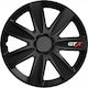 Versaco Car Hubcap Set GTX Carbon 15" 4pcs Black