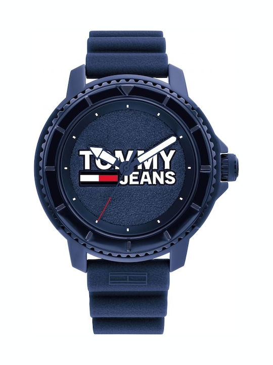 Tommy Hilfiger Мъжки часовник 45mm на батерия с...