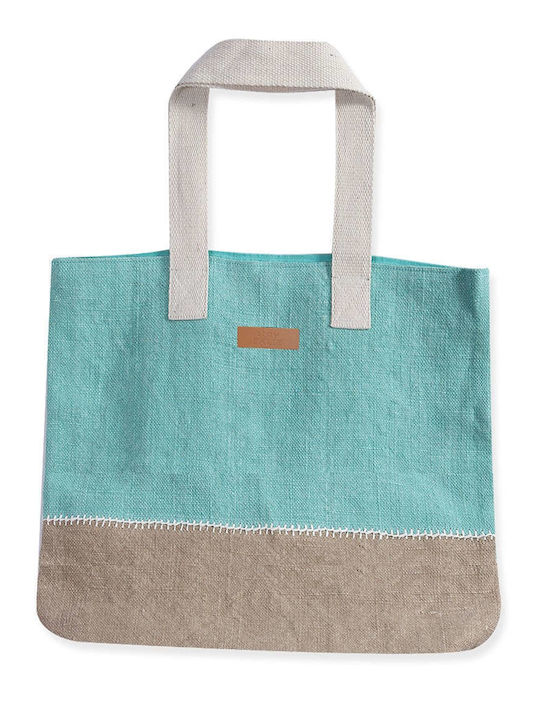 Nef-Nef Homeware Auron Geantă De Plajă Din Material Textil Turcoaz