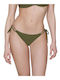 Blue Sense Bikini Bottoms Brazil with Laces Khaki