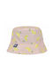 Stamion Παιδικό Καπέλο Bucket Υφασμάτινο Lemons Ροζ