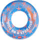 Legami Milano Starfish Kids Inflatable Floating Ring with Handles Blue with Glitter