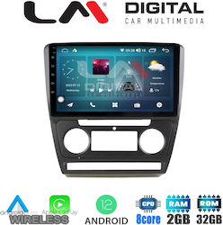 LM Digital Ηχοσύστημα Αυτοκινήτου για Skoda Octavia 5 2005-2012 (Bluetooth/USB/AUX/WiFi/GPS)
