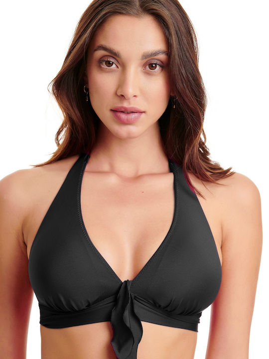 Bikini Bra D Cup Black