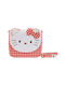 Loungefly Hello Kitty - Gingham Παιδική Τσάντα Ώμου Κόκκινη 24.1x7.6x20.3εκ.