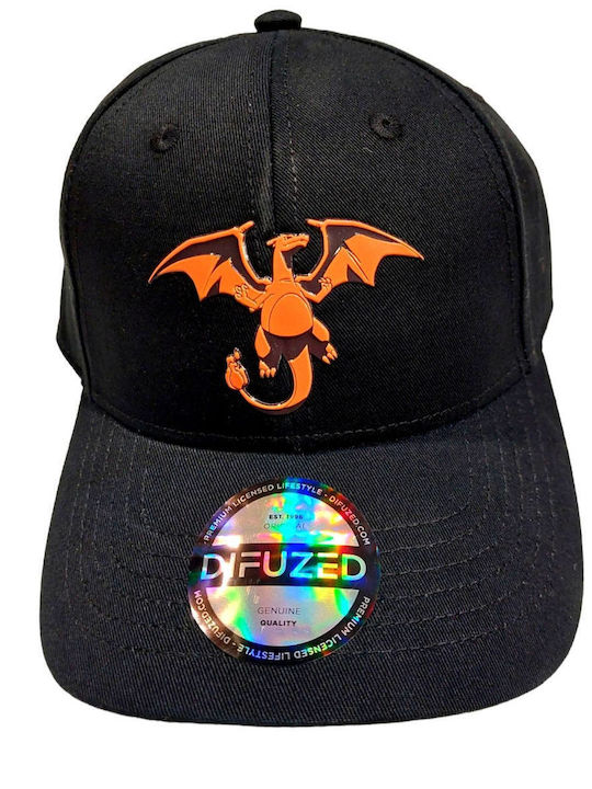 Difuzed Pokemon Charizard Jockey Schwarz