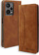 Bodycell Pu Leather Book Piele artificială Maro...