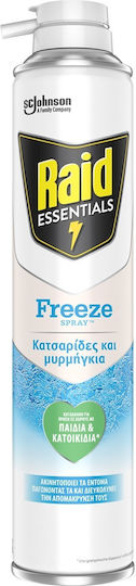 Raid Essentials Freeze Εντομοκτόνο Spray για Κατσαρίδες / Μυρμήγκια 400ml
