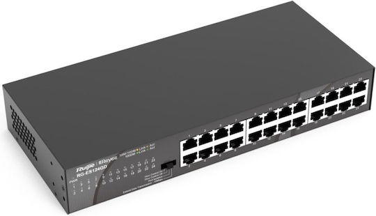 Ruijie RG-ES124GD Unmanaged L2 Switch with 24 Gigabit (1Gbps) Ethernet Ports