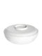 Evivak Plastic Salad Bowl White 25x25cm