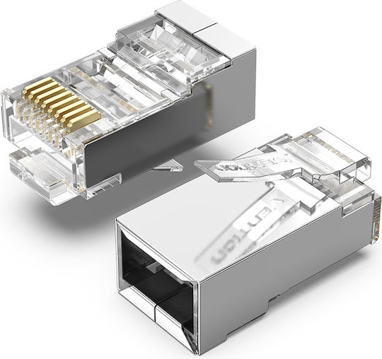 Vention Ștecher RJ-45 masculin 100buc Argintiu (IDCR0-100)